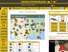 Tablet Screenshot of animaltourism.com